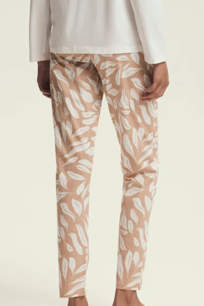 Dámské pyžamo Dextra - bavlna - Krémová