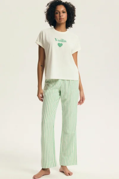 Dámské pyžamo Darlan - Zelená