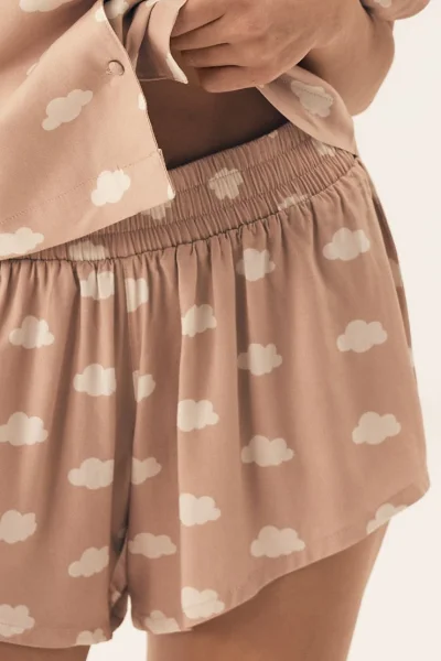 Dámské pyžamo Nubes - viskóza - Béžová