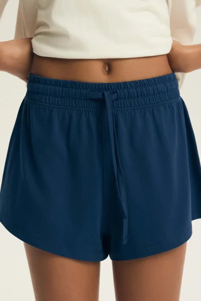 Dámské pyžamo Esaina - Tmavěmodrá-bílá