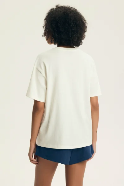 Dámské pyžamo Esaina - Tmavěmodrá-bílá