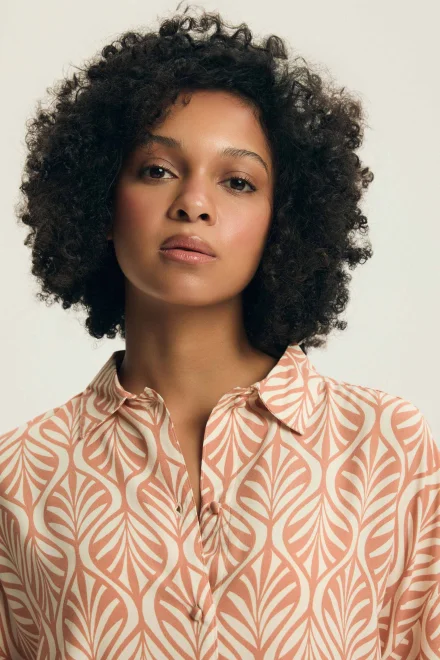 Dámské pyžamo Denise - Světle oranžová