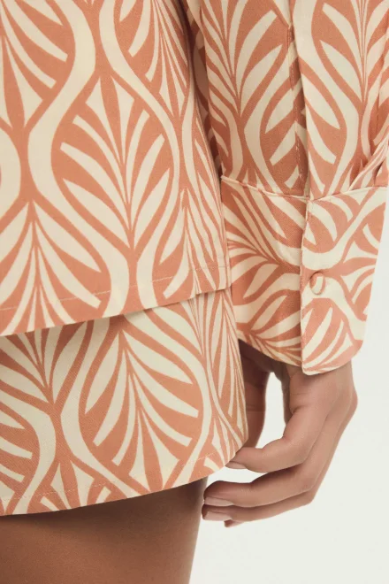 Dámské pyžamo Denise - Světle oranžová