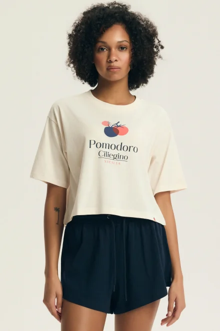 Dámské krátké pyžamo Dessie - Tmavě modrá