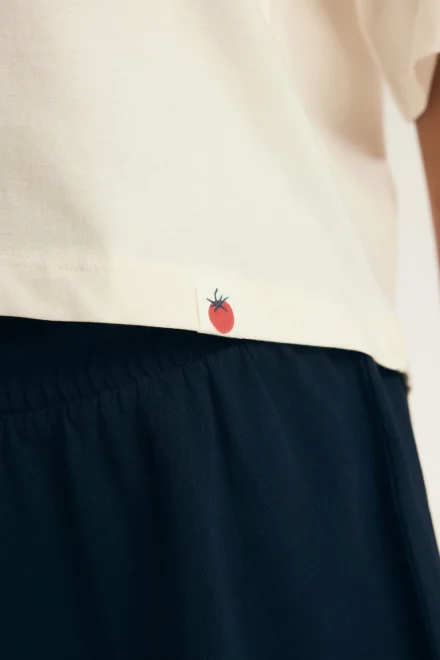 Dámské krátké pyžamo Dessie - Tmavě modrá