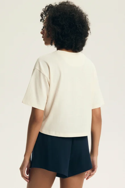 Dámské krátké pyžamo Dessie - Tmavě modrá