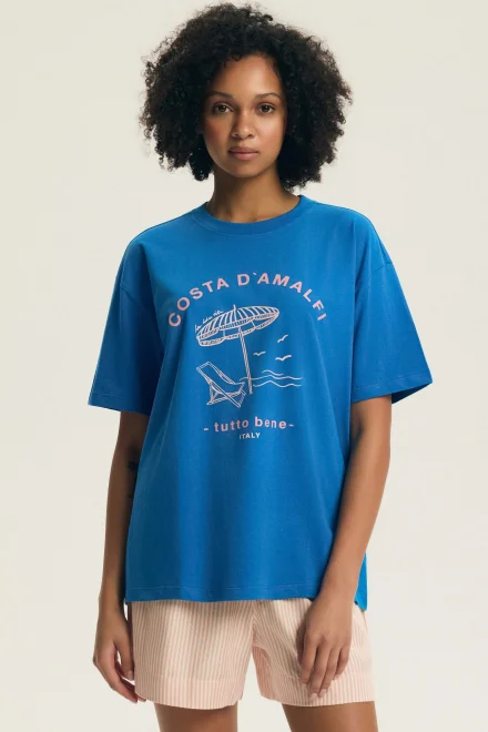 Dámské pyžamo Edris - Modrá