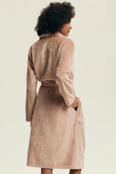 Dámský župan Dextra - Světle oranžová