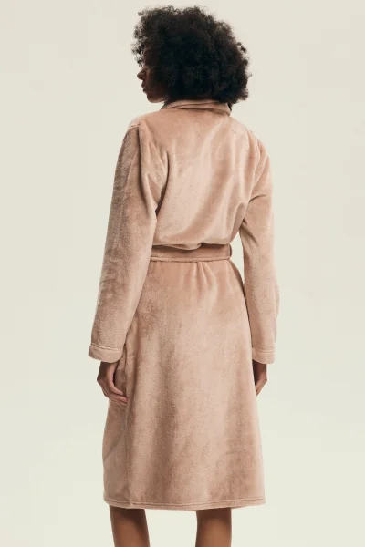 Dámský župan Dextra - Světle oranžová