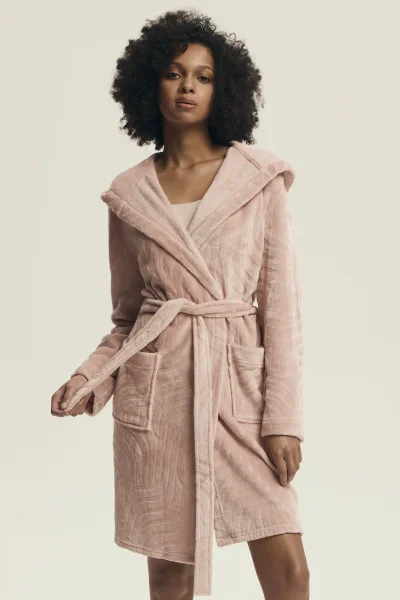 Dámský župan Devyn - Starorůžová