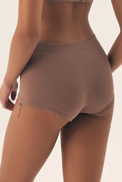 2 PACK Francouzské kalhotky 42857-K001 - vyšší pas - Barevná