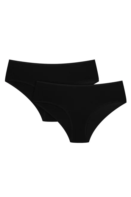 2 PACK kalhotky 42860 - viskóza - Černá