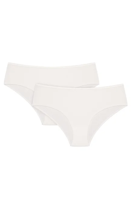 2 PACK kalhotky 42860 - viskóza - Bílá