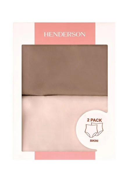 2 PACK nohavičky Bump - Hnedo-bežová