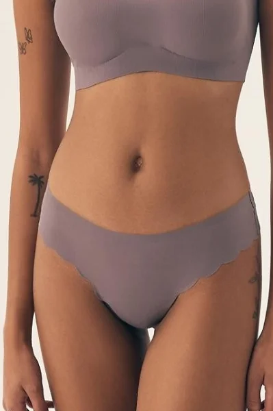3 PACK tanga 42843-K001 - Barevná