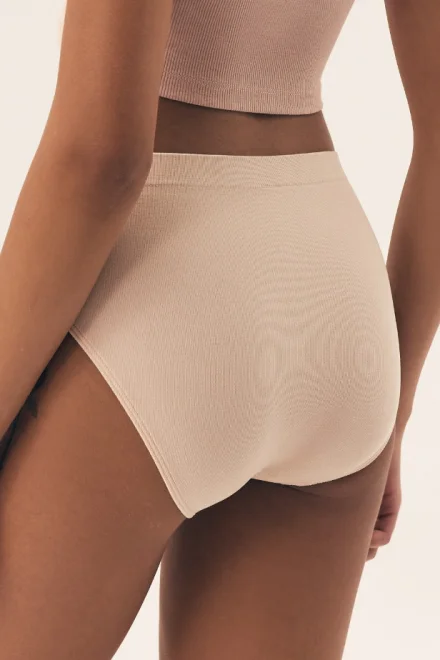2 PACK kalhotky 42858-K001 - vyšší pas - Mix barev