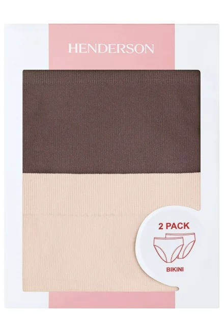2 PACK kalhotky 42858-K001 - vyšší pas - Mix barev