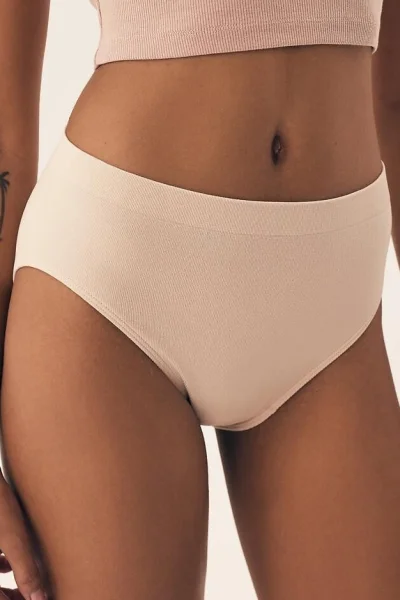 2 PACK kalhotky 42858-K003 - vyšší pas - Mix barev