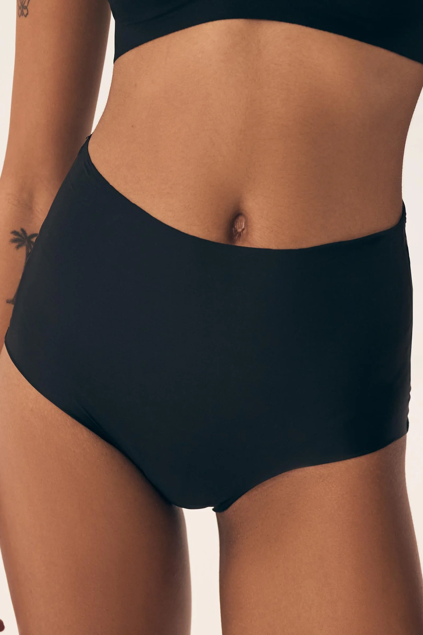 2 PACK kalhotky Henderson Bump - vyšší pas Černo-růžová 2XL