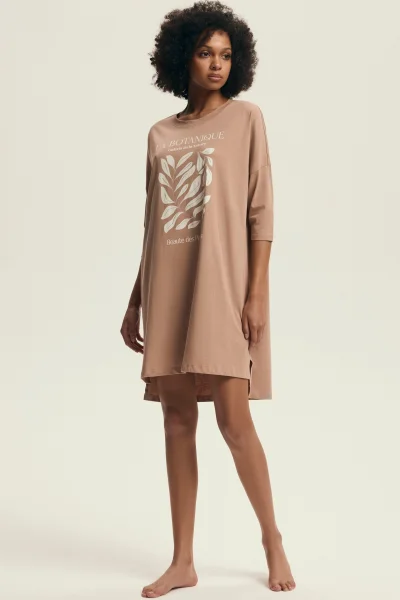 Noční košile Dextra - Světle oranžová