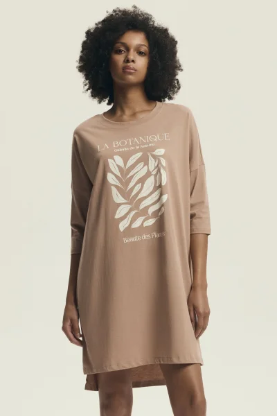 Noční košile Dextra - Světle oranžová