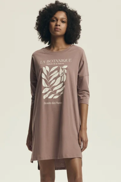 Noční košile Dextra - Starorůžová