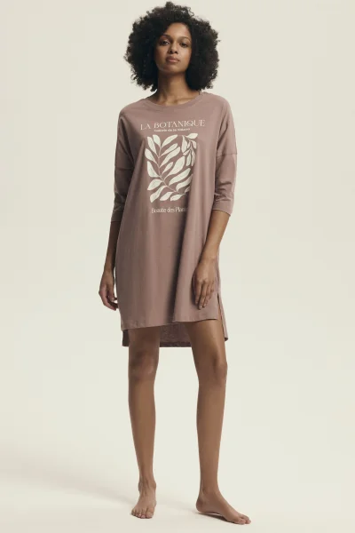 Noční košile Dextra - Starorůžová