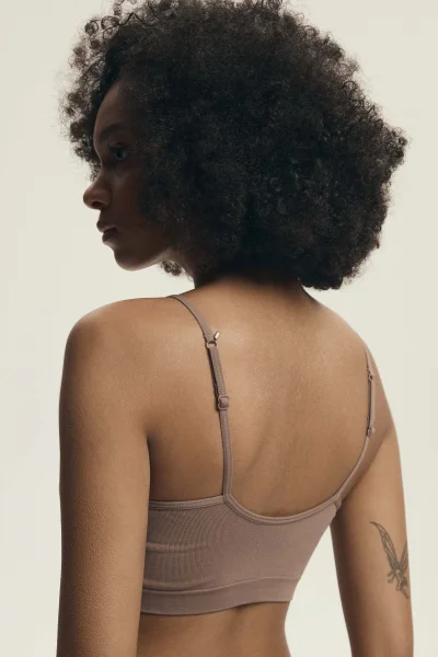 Podprsenkový top Brew - Hnědá