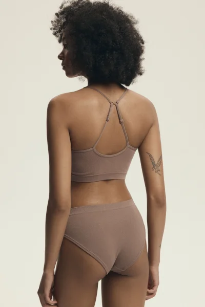 Podprsenkový top Brew - Hnědá