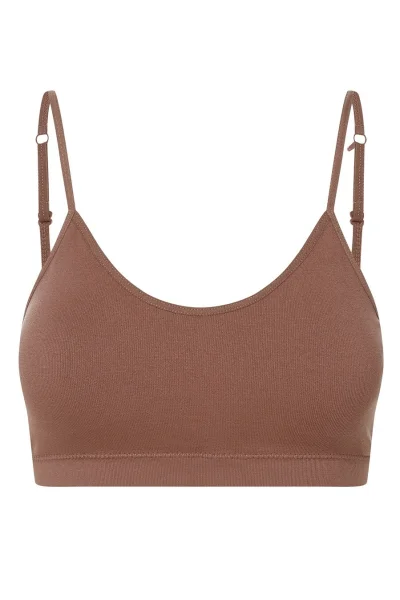 Podprsenkový top Brew - Hnědá