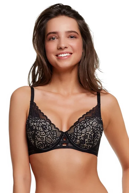 Push-up podprsenka Hint 37369 - Černá
