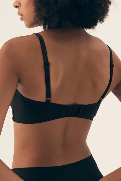 Sportovní podprsenka Bass - bez kostic - Černá