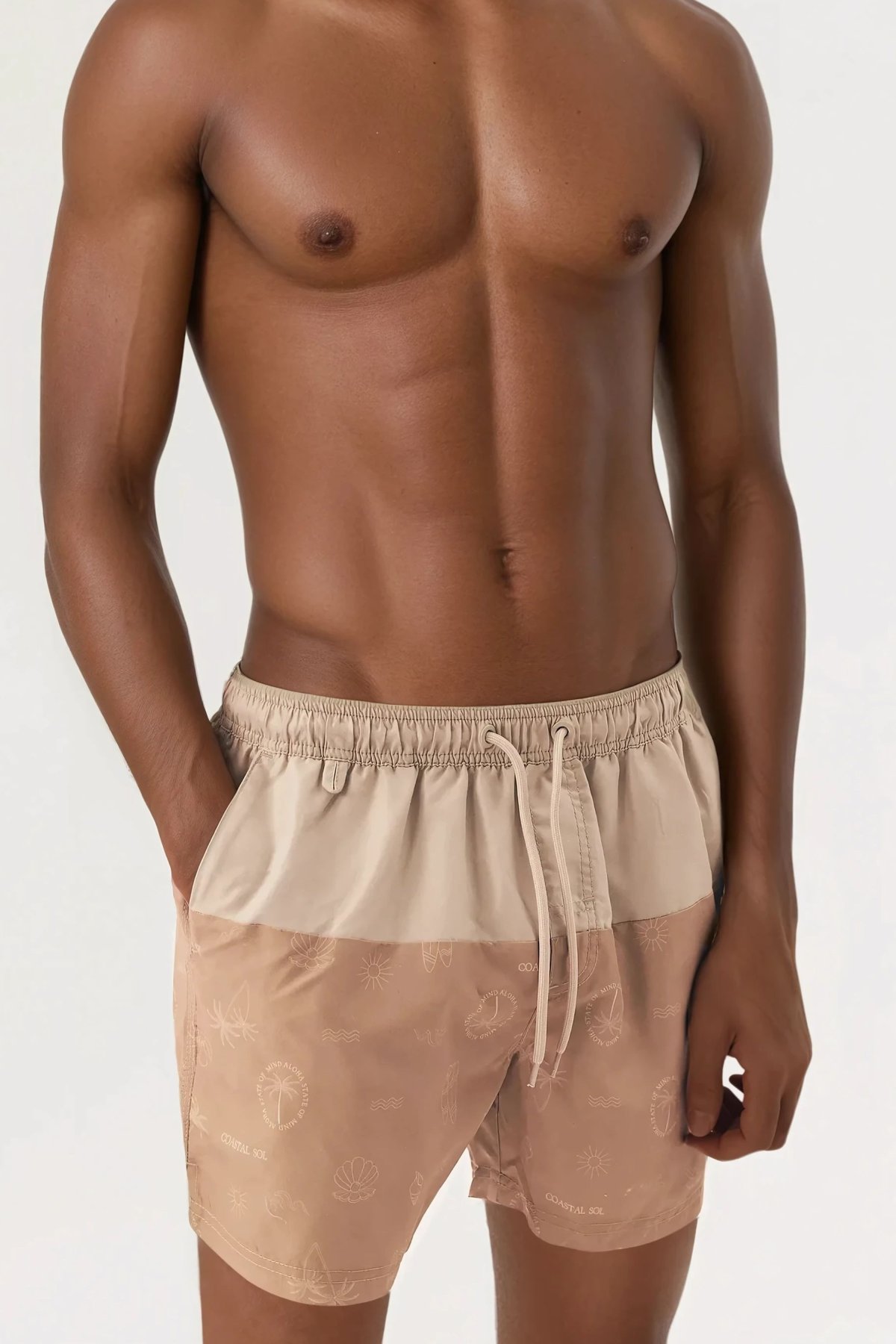 Pánské plavky Henderson 42644 Rune Béžová