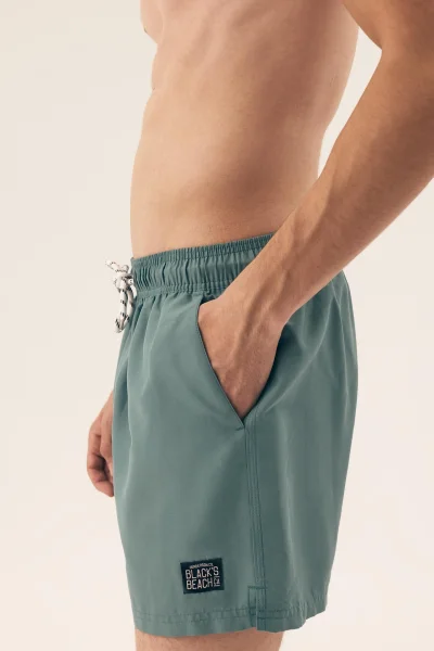 Pánské plavky React - měnící se vzor - Zelená