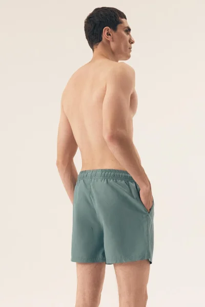 Pánské plavky React - měnící se vzor - Zelená