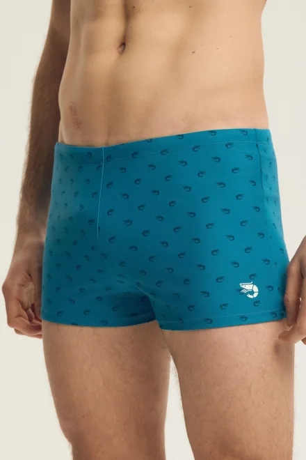Pánské plavky boxerky 44587 Token - Světle modrá