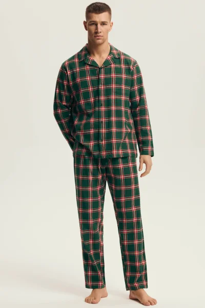 Nut - flanelová bavlna-GRE