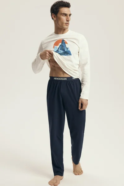 Pánské pyžamo Loji - Bílá