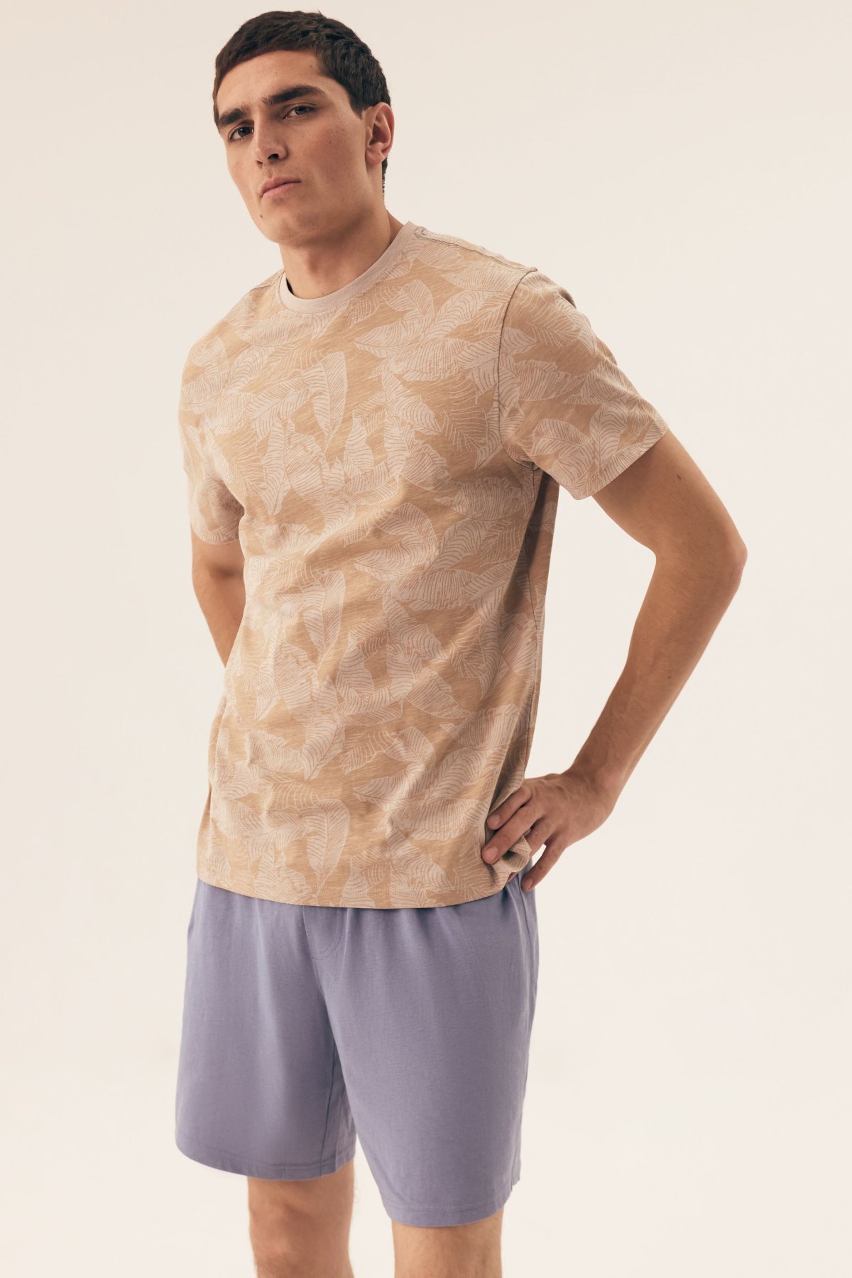 Pánské pyžamo Henderson South Béžová L