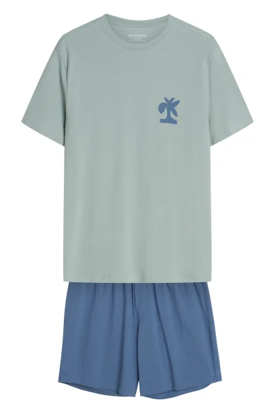 Pánské pyžamo Break - Světle zelená