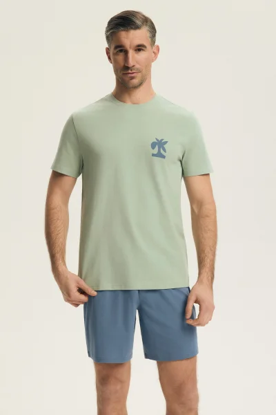 Pánské pyžamo Break - Světle zelená