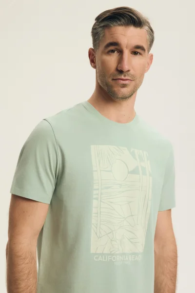 Pánské pyžamo Brook - bavlna - Světle zelená