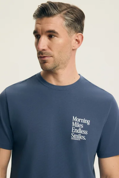 Pánské pyžamo Play - bavlna - Modrá