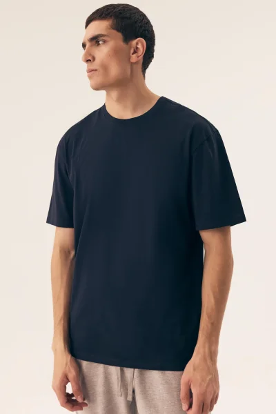 Pánské tričko Mite - Tmavě modrá