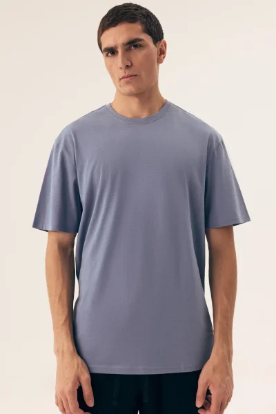 Pánské tričko Mite - Světle modrá