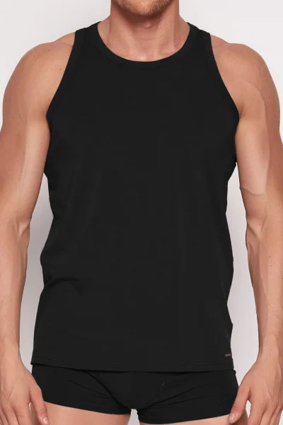 Nátělník Brass - bavlna - Černá