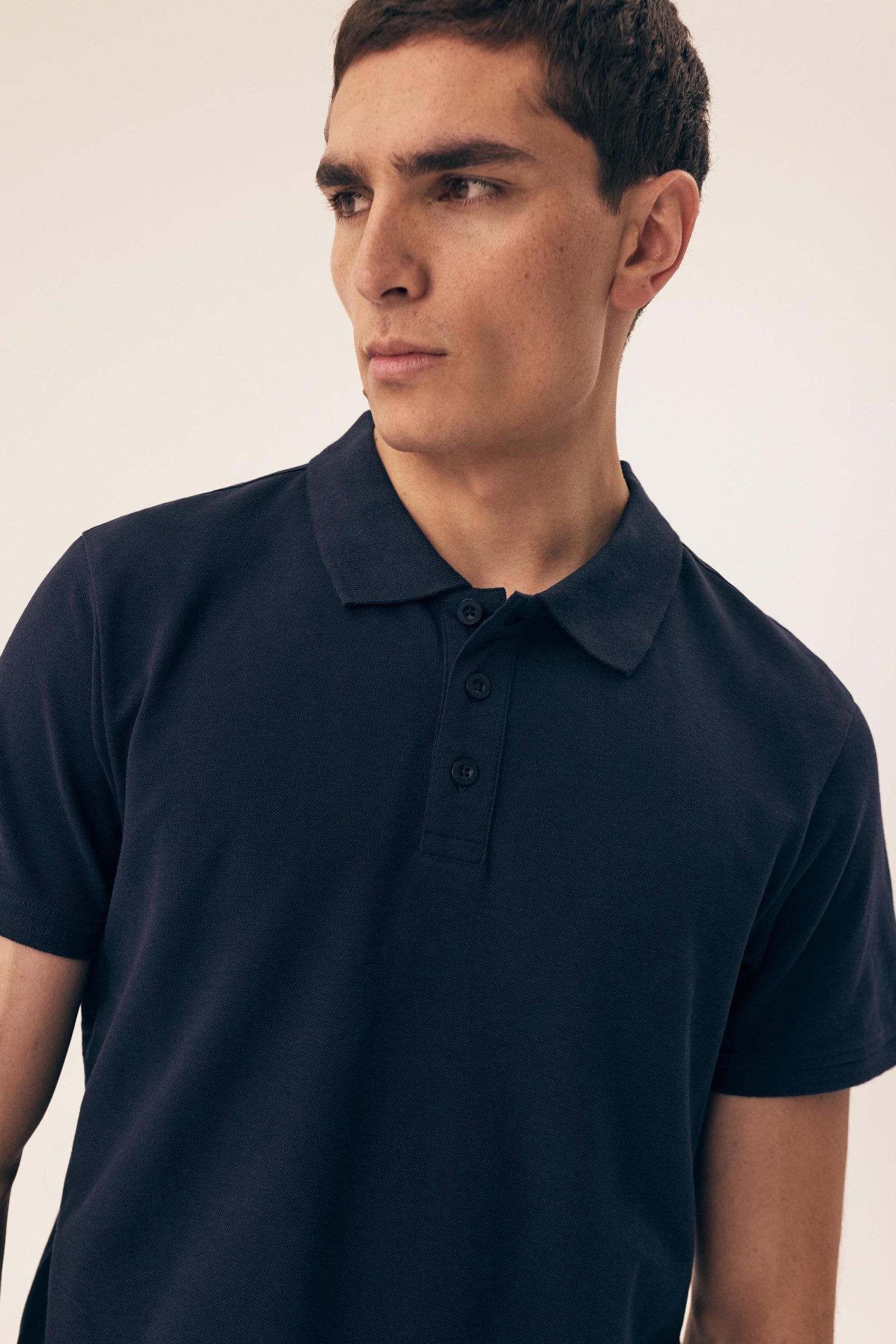 Pánské polo tričko Henderson Mile - s límečkem Tmavě modrá 2XL