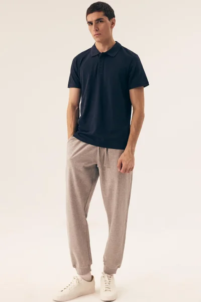 Pánské polo tričko Mile - s límečkem - Tmavě modrá