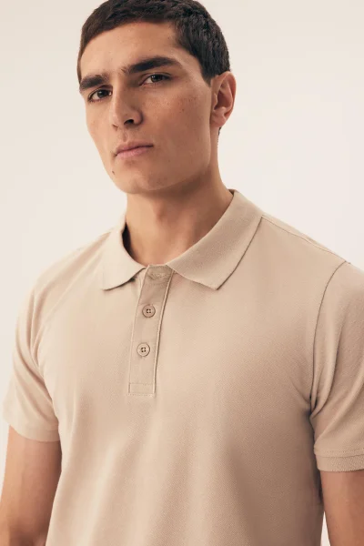 Pánské polo tričko Mile - s límečkem - Tělová