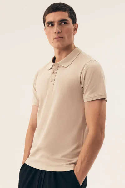 Pánské polo tričko Mile - s límečkem - Tělová